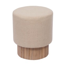 Tabouret grand modèle en teck 