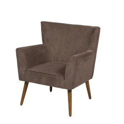 Fauteuil Léon taupe 