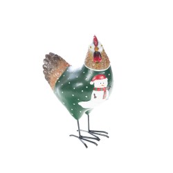 Poule Nicole pull Noël 