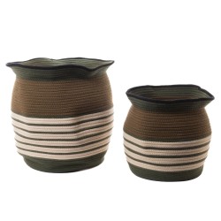 Set de 2 paniers Ame voyageuse