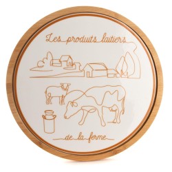 Plat à fromage rond Diane