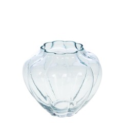 Vase Julia bleu 17 cm