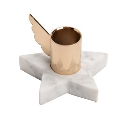 Bougeoir marbre étoile...