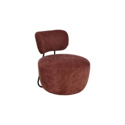 Fauteuil Carlos bordeaux