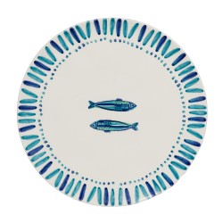 Grand plat rond Kyanos 31 cm