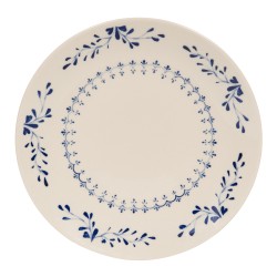 Plat rond Appoline bleu 32 cm
