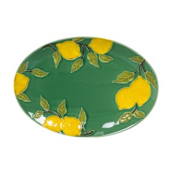 Plat ovale Lemon 39x28 cm