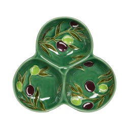 Plat 3 compartiments Olive...