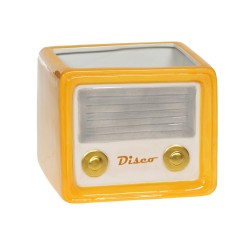Cache pot radio rétro