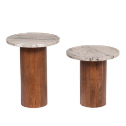Set de 2 tables d’appoint...