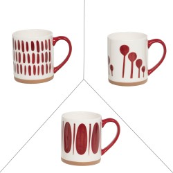 Mug Mikonos rouge 35 cl...