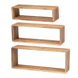 Set de 3  étagères...