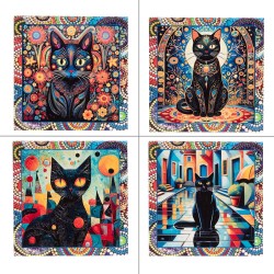 Dessous de plat Black Cat...