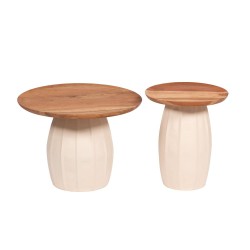 Set de 2 tables basses en...