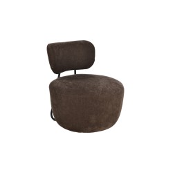 Fauteuil Carlos marron