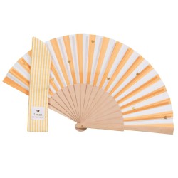 Eventail Baya orange bonheur