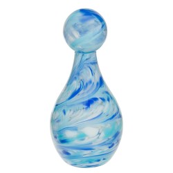 Vase bouteille Ali bleu 35 cm