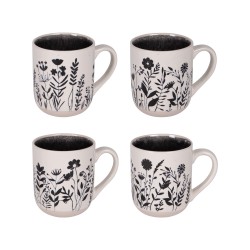 Coffret de 4 mugs Ikebana 45cl