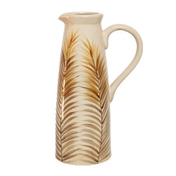 Vase Palma jaune 17x28 cm
