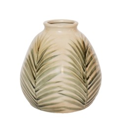 Vase Palma vert 18x18cm