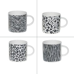 Coffret de 4 tasses Savane...