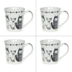 Coffret de 4 mugs Felix 35 cl