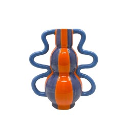 Vase Pop orange violet 20 cm