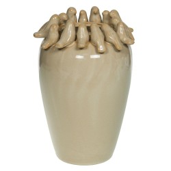 Vase Nid d'oiseaux beige...