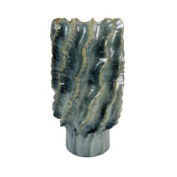 Vase sur pied Vague bleu...