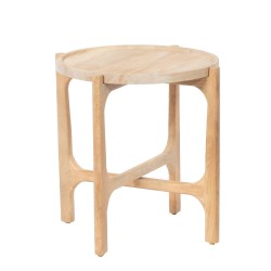 Bout de canapé rond en bois...