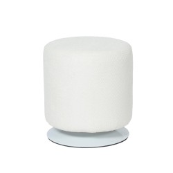 Pouf Twisty D 39 cm blanc...