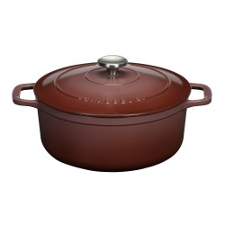 Cocotte ronde rose 24 cm
