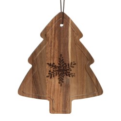 Planche forme sapin en bois