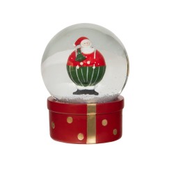 Boule à neige Père Noël fun...