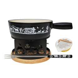 Service à fondue fonte...