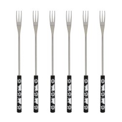 6 fourchettes décore Alpes...