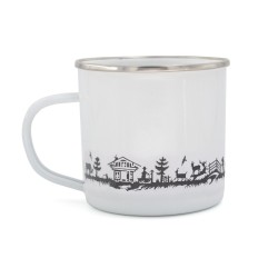 Mug en acier émaillé Alpes