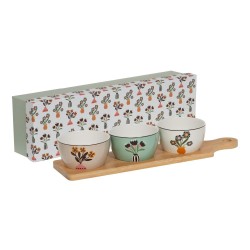 Coffret apéritif 3 bols...