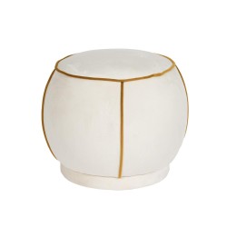 Pouf Eli blanc D53 cm en...