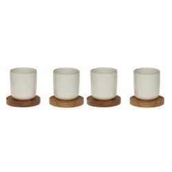 Coffret de 4 tasses avec...
