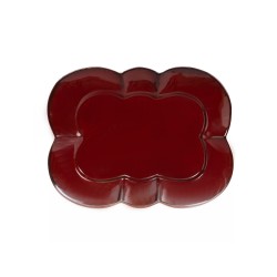 Plat Chado rouge 20x15,5 cm