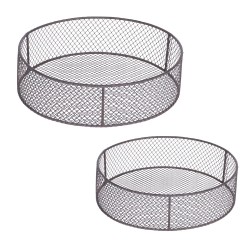Panier en métal rond 26 et...