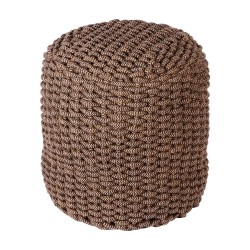 Pouf rond kalyan hauteur 40 cm