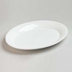 Plate ovale etna blanc 40 x...