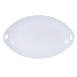 Plat ovale 51x32 cm blanc...