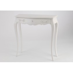 Petite console blanc cassé...