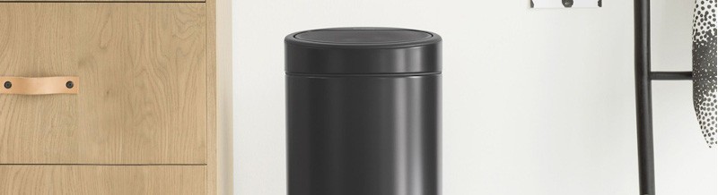 Livraison à domicile Brabantia Poubelle à pédale NewIcon Matt Black, 30L